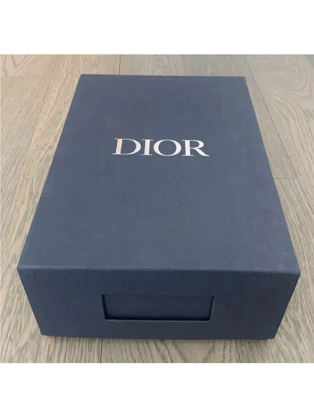 Dior B27 Gray And Beige Calfskin Leather w/ Box - Picture 5 of 7